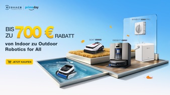 ECOVACS ROBOTICS: Prime Deal Days bei ECOVACS: Mit Premium-Robotik den Herbst genie&szlig;en und bis zu 700 Euro sparen