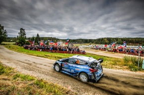 Ford Fiesta WRC-Pilot Teemu Suninen beendet schwierige Finnland-Rallye auf Rang acht