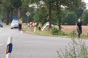 Polizeiinspektion Celle: POL-CE: Schwerer Verkehrsunfall mit zwei schwerverletzen Personen