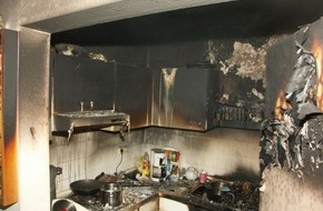 Polizeiinspektion Nienburg / Schaumburg: POL-NI: Brand einer Kochnische - Bild im Download -