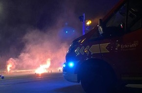 Feuerwehr Erkrath: FW-Erkrath: Einsatzreicher Jahreswechsel f&uuml;r die Feuerwehr Erkrath