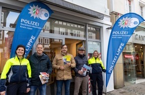 Polizei Lippe: POL-LIP: Detmold. Polizei Lippe veranstaltet mehrtägige Präventionsaktion in der Innenstadt.