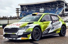 Skoda Auto Deutschland GmbH: Deutscher Rallye-Meister Marijan Griebel startet mit Škoda Fabia RS Rally2 im Rahmen der DTM