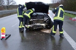 Freiwillige Feuerwehr der Gemeinde Sonsbeck: FW Sonsbeck: Ölspur und auslaufende Betriebsmittel