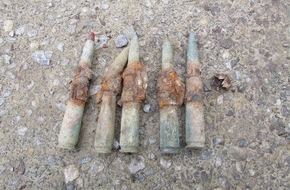 Polizeiinspektion Hameln-Pyrmont/Holzminden: POL-HOL: Polizei warnt bei Munitionsfunden: Munition nicht anfassen oder gar transportieren