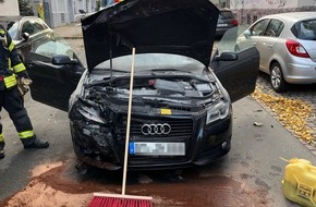 Polizei Bielefeld: POL-BI: Autobrand schnell gelöscht