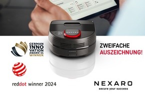 Nexaro GmbH: Zweifache Auszeichnung für Nexaro: B2B Saugroboter Nexaro NR 1500 mit Red Dot Design Award und Nexaro HUB mit German Innovation Award prämiert