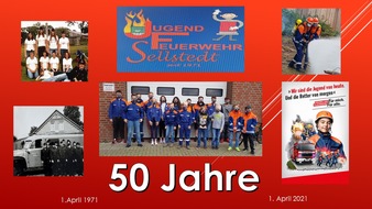 Freiwillige Feuerwehr Gemeinde Schiffdorf: FFW Schiffdorf: 50 Jahre Jugendfeuerwehr Sellstedt