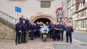 Polizeiinspektion Goslar: POL-GS: Sicher durch den Harz - Staffelstabübergabe in der länderübergreifenden Verkehrssicherheitsarbeit