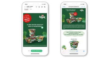 Bonial International GmbH: Probierkäufe für Müller Vegan mit kaufDA und savi