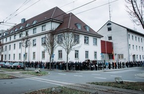 Polizeipräsidium Rheinpfalz: POL-PPRP: Schweigeminute für die in Kusel getöteten Polizisten