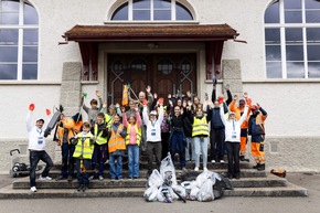 Medienmitteilung: «Gute Laune statt Littering: Erfolgreicher 12. Nationaler Clean-Up-Day»