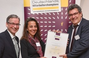 DQS Holding GmbH: DQS GmbH geh&ouml;rt zu Deutschlands Mitarbeiterchampions 2016