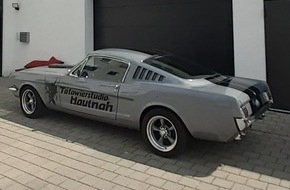 Polizeidirektion Landau: POL-PDLD: Hochwertiger Ford Mustang Oldtimer aus Tiefgarage entwendet