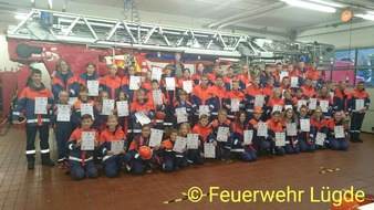 Freiwillige Feuerwehr Lügde: FW Lügde: Erfolgreiches Wochenende für die Jugendfeuerwehr