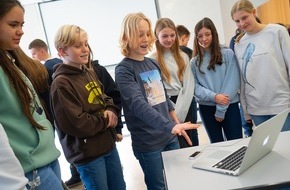 Programm COACHING4FUTURE der Baden-W&uuml;rttemberg Stiftung gGmbH: Ladenburg: Jugendliche trainieren KI und lernen MINT-Berufe kennen (07.-09.10.)