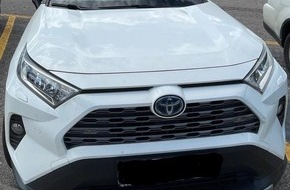 Polizeidirektion Hannover: POL-H: Empelde: Wei&szlig;er Toyota entwendet - Polizei sucht Zeugen!