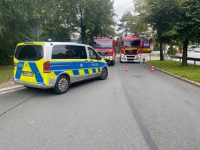 FW-Velbert: Brand in einem Firmengebäude am Rosenkamp