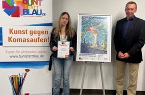 DAK-Gesundheit: Niedersachsen: Sch&uuml;lerin aus Meppen gewinnt landesweiten Plakatwettbewerb gegen das Rauschtrinken
