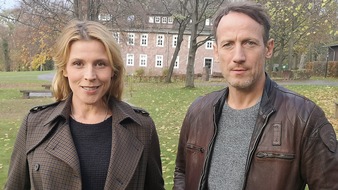 NDR / Das Erste: Drehstart für den "Tatort: Tyrannenmord" (AT) mit Wotan Wilke Möhring und Franziska Weisz