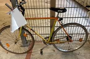 Polizei Bielefeld: POL-BI: Fahrraddieb lässt Fahrrad zurück