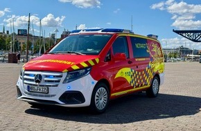Feuerwehr Rostock: Feuerwehr Rostock: Neues Notarzteinsatzfahrzeug und neue Krankentransportwagen f&uuml;r Rostock