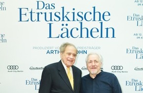 Constantin Film: Umjubelte Weltpremiere des neuen berührenden Meisterwerks DAS ETRUSKISCHE LÄCHELN von Produzentenlegende und sechsfachen Oscar-Preisträger Arthur Cohn