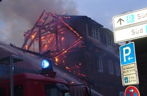 Polizeiinspektion Northeim: POL-NOM: Erstmeldung: Brand in der Northeim Innenstadt