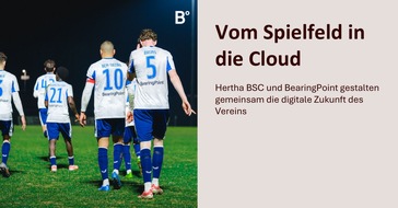 BearingPoint GmbH: Vom Spielfeld in die Cloud: Hertha BSC und BearingPoint gestalten gemeinsam die digitale Zukunft des Vereins