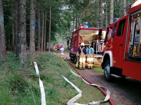 FW-SE: Waldbrandübung SePi in der Försterei Haselbusch