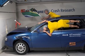 Allianz Suisse: Mondiali e cortei d'auto: il crashtest di Allianz dimostra i rischi fatali di tale pratica