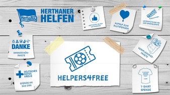 HERTHA BSC GmbH & Co. KGaA  : #HELPERS4FREE: 5.000 TICKETS!