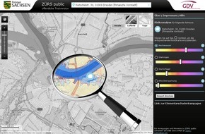 GDV - Gesamtverband der Deutschen Versicherungswirtschaft e.V.: Hochwasserinformationen per Mausklick / Versicherungswirtschaft und Land Sachsen starten gemeinsames Pilotprojekt (BILD)