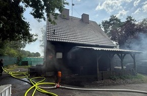 Freiwillige Feuerwehr Werne: FW-WRN: Realbrandausbildung zum Thema "Elektrische Gefahren an der Einsatzstelle"