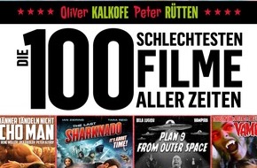 TELE 5: Das Buch zum Fernsehkult: Die 100 schlechtesten Filme aller Zeiten - Das große SchleFaZ-Buch ist ab sofort im Buchhandel erhältlich!