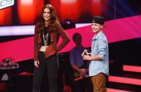 SAT.1: Flirtoffensive bei "The Voice Kids": Lukas (14) aus Hannover singt um Lenas Handynummer
