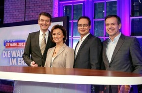 WDR Westdeutscher Rundfunk: US-Wahl 2012 - Das Erste berichtet live mit Experten und prominenten Gästen aus Berlin (BILD)