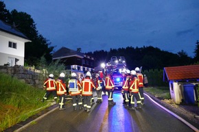 FW Stockach: Brand eines Dachstuhls