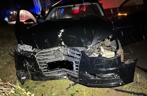 Polizeidirektion Landau: POL-PDLD: Edesheim - 24-jährige Autofahrerin verletzt