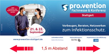 Messe Erfurt: Pro.vention Stuttgart - Europäische Fachmesse und Konferenz zum Infektionsschutz – Wir sehen uns in Stuttgart!