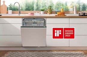 Hisense Gorenje Germany GmbH: Gorenje gewinnt iF Design Award für die UltraClean Geschirrspüler