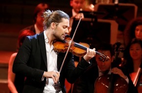 ZDF: "David Garrett & Brahms on Tour" / ZDF begleitet Star-Virtuosen bei Konzert in Berlin (BILD)