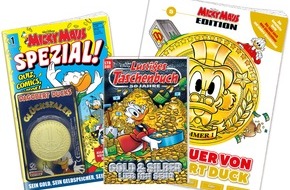 Egmont Ehapa Media GmbH: Ein Hoch auf Dagobert Duck! Die reichste Ente der Welt wird 70 / Egmont Ehapa feiert mit drei Neuerscheinungen / EPK und APK ab jetzt zum Download bereit