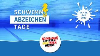 DLRG - Deutsche Lebens-Rettungs-Gesellschaft: Startschuss für die Schwimmabzeichentage 2025: Hunderte Bäder sollen im Juni zum Schwimm-Check einladen