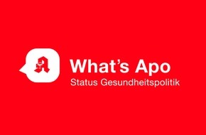 ABDA Bundesvgg. Dt. Apothekerverbände: Apotheker rufen zur Wahl auf: Mit "What's Apo" über Gesundheitspolitik vor Ort informieren!