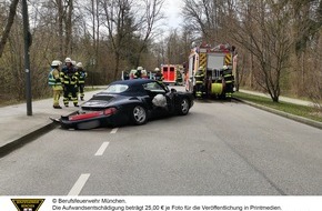 Feuerwehr München: FW-M: Verkehrsunfall vorm Tierpark (Harlaching)