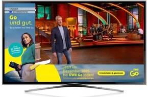 SevenOne Media GmbH: Seven.One Media bringt EWE Go auf den Big Screen und ins Ohr: Kombinierte TV- und Podcast-Kampagne f&uuml;r mehr Ladepower im Winter