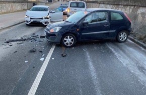 Polizeiinspektion Anklam: POL-ANK: Verkehrsunfall mit drei beteiligten Fahrzeugen in Greifswald
