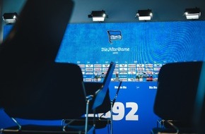 HERTHA BSC GmbH & Co. KGaA  : DFB-Pokal: Pressekonferenz vor der 1. Hauptrunde beim SC Preußen Münster