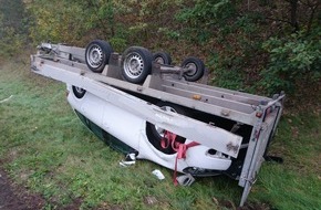 Polizeipräsidium Mittelhessen - Pressestelle Wetterau: POL-WE: Folgemeldung zum Unfall auf der A45 - Fahrer ermittelt